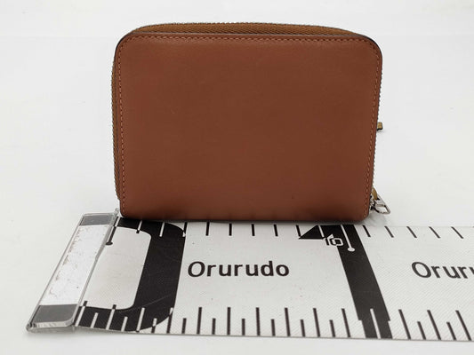 LOEWE/Wallet Punched Anagram Leather