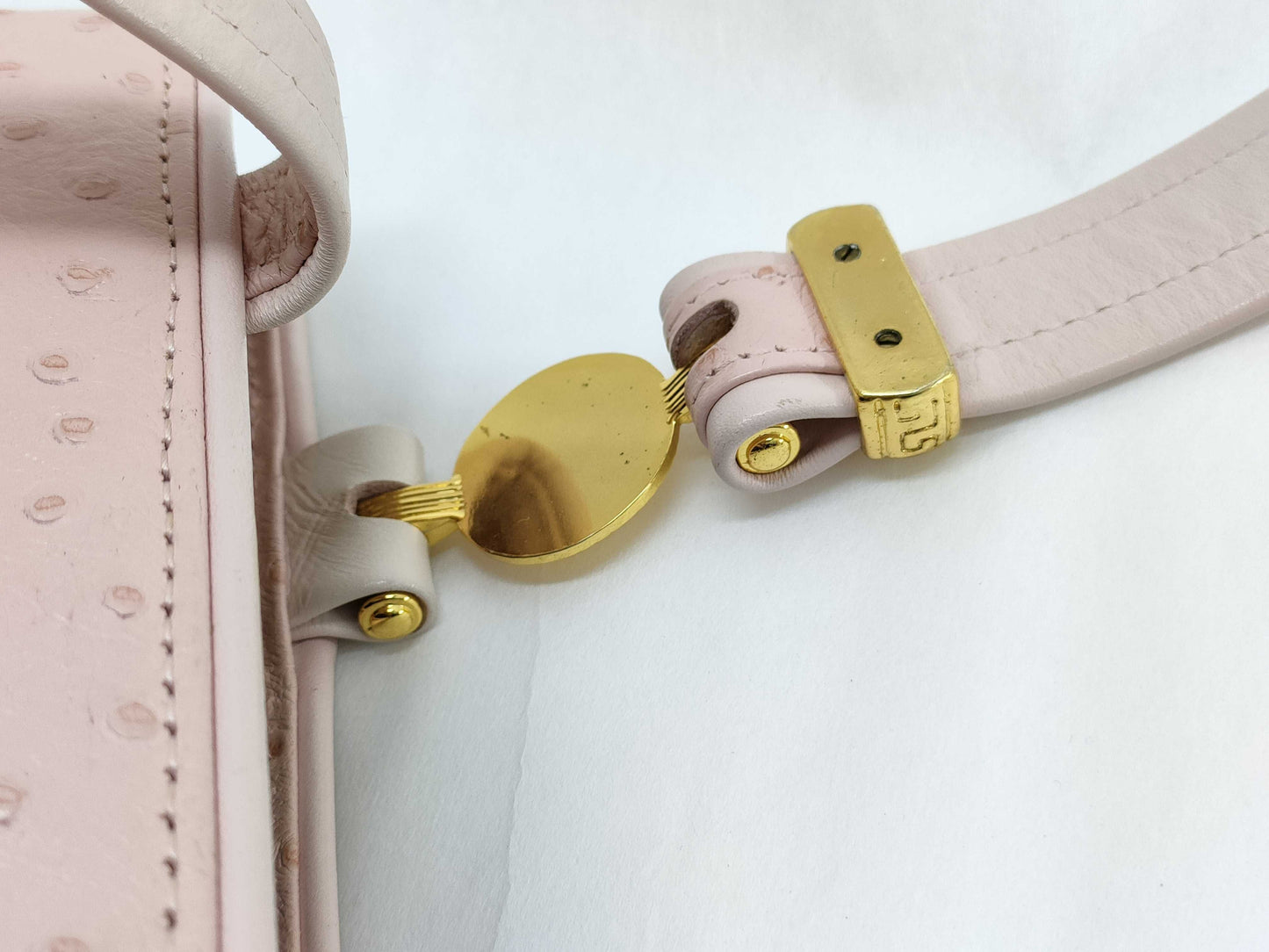 VERSACE Versace Ostrich Tote Bag Handbag Dust Bag Tote Bag