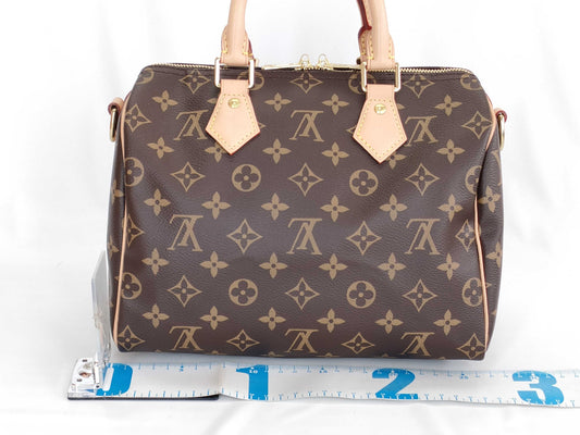 LOUIS VUITTON Monogram Speedy 25 Bandouliere M41113/RFID Box and Dust Bag Handbag
