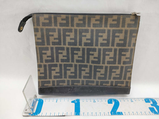 FENDI Zucca pattern Fendi Zucca second bag clutch bag second bag