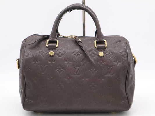 LOUIS VUITTON Monogram Empreinte M40761 Monogram Empreinte Speedy Bandouliere 25 Tail Handbag