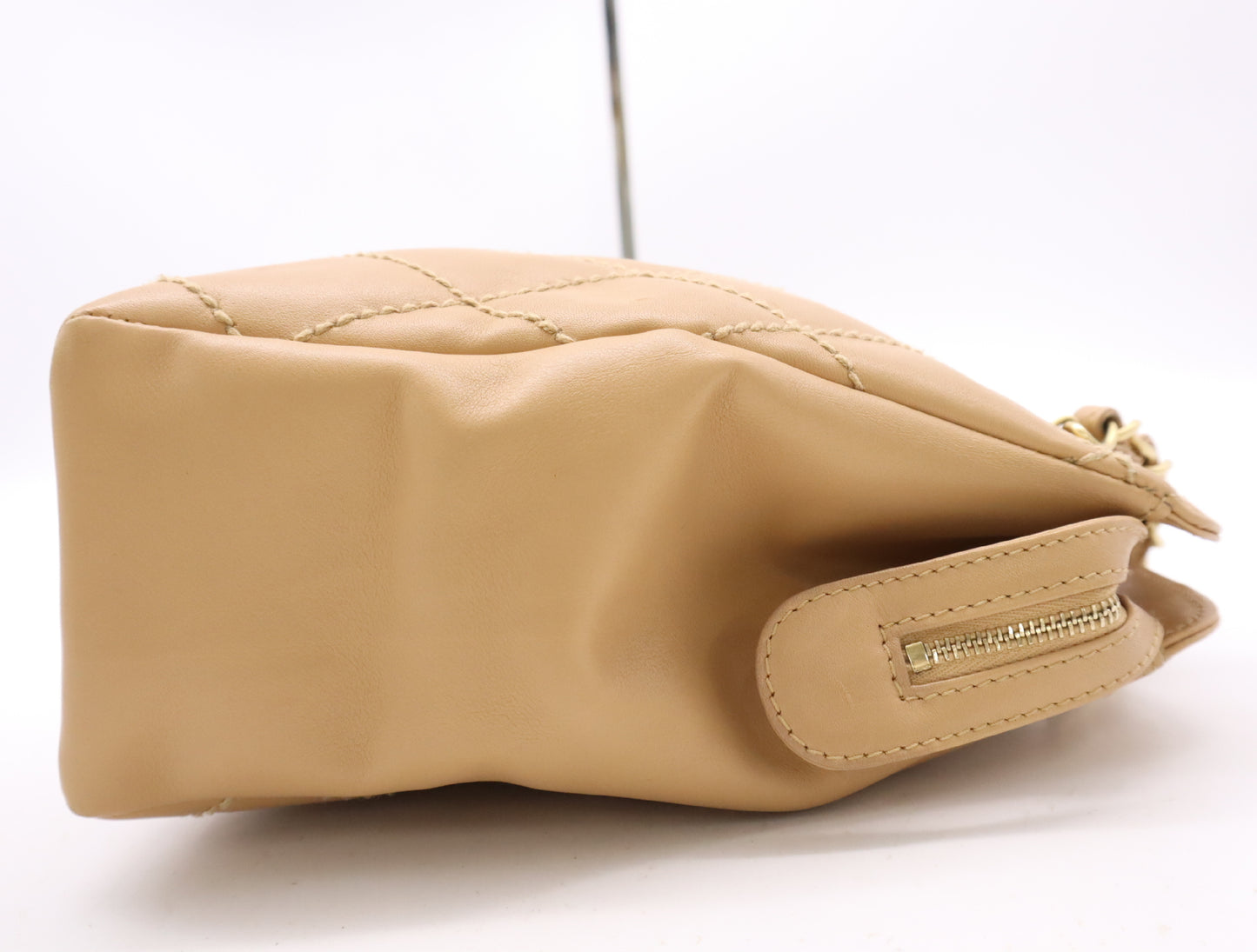 CHANEL Matelasse Lambskin Matelasse Wild Stitch Chain Tote Bag with Guarantee Card 8435991 Tote Bag