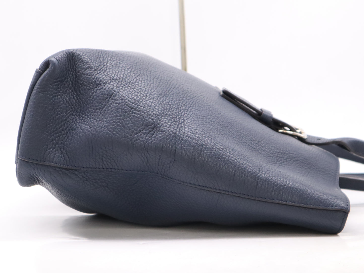 LOUIS VUITTON Taurillon Leather Cabas Voyage Navy Tote Bag UB0196