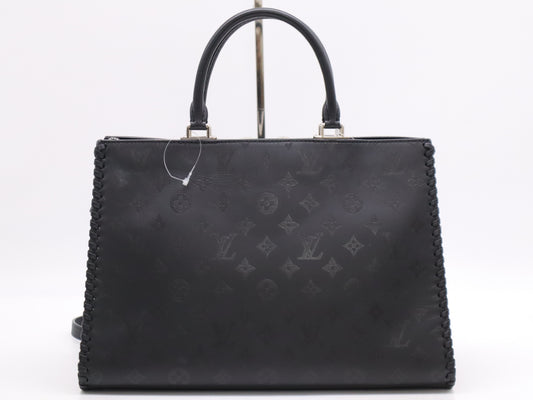 LOUIS VUITTON Monogram M54147 Monogram Very Zip Tote Noir with Padlock, Two Keys, Cloche, Shoulder Strap, Dust Bag, RFID Ready