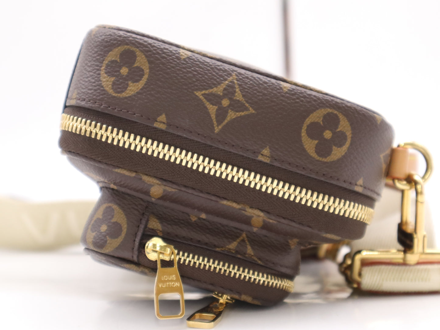 LOUIS VUITTON Monogram M80446 Monogram Utility Crossbody Bag with RFID Ready Dust Bag, Box, and Shoulder Strap