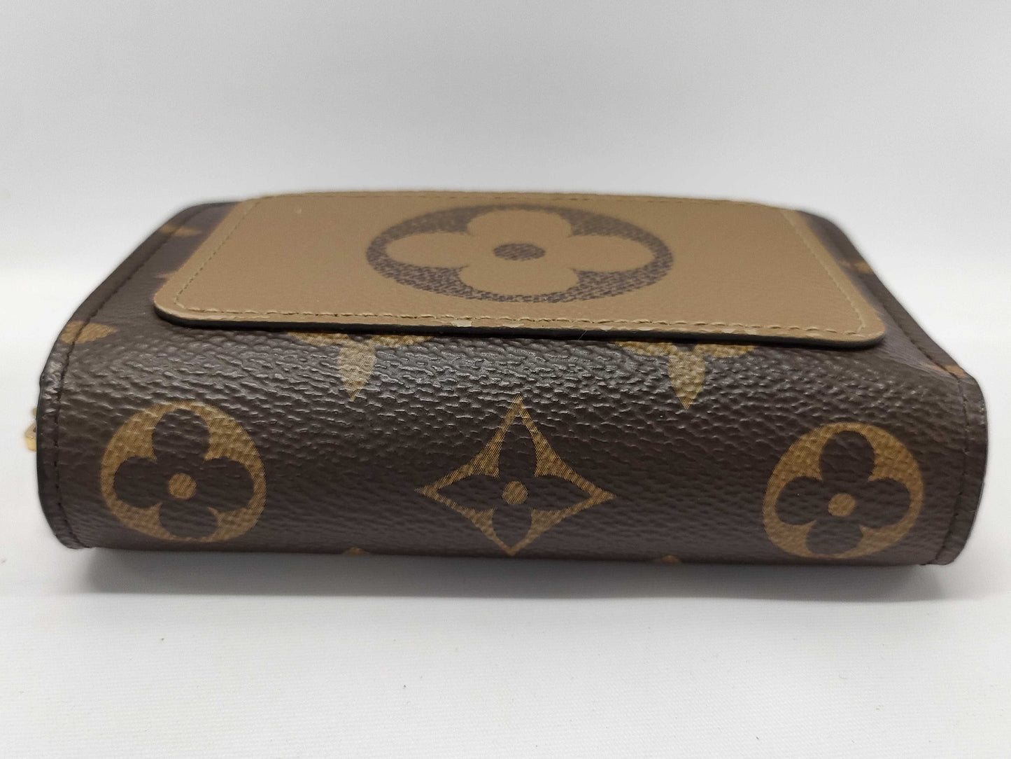 LOUIS VUITTON M81461 Monogram Giant Reverse Portefeuille Lou RFID Verified Wallet with Box and Dust Bag