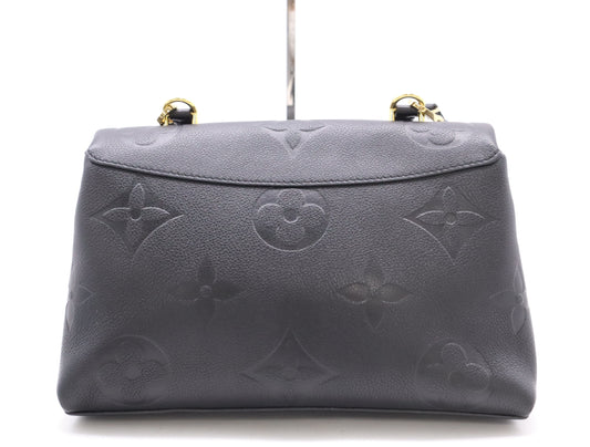 LOUIS VUITTON Monogram Empreinte M46041 Monogram Empreinte Madeleine MM Noir Shoulder Bag RFID Verified No Serial Tag