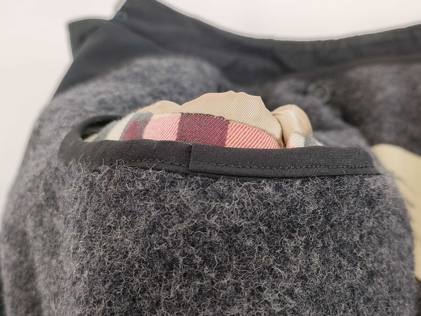 BURBERRY Trench Coat with Garment Liner and Belt, Burberry Japan Tag, Color: Black, Size: UK6, Regular Slim Fit