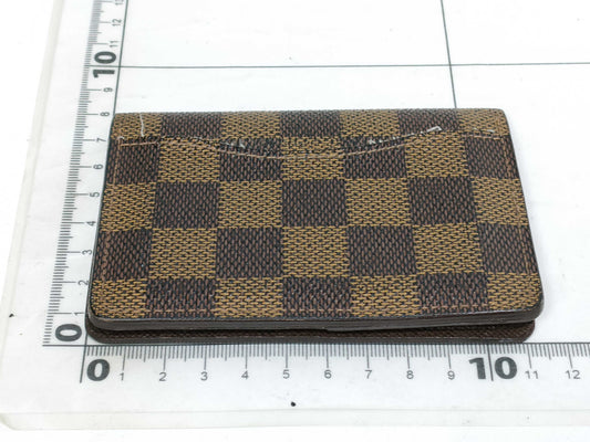 LOUIS VUITTON Damier LV Card Case, Pass Case, Business Card Case