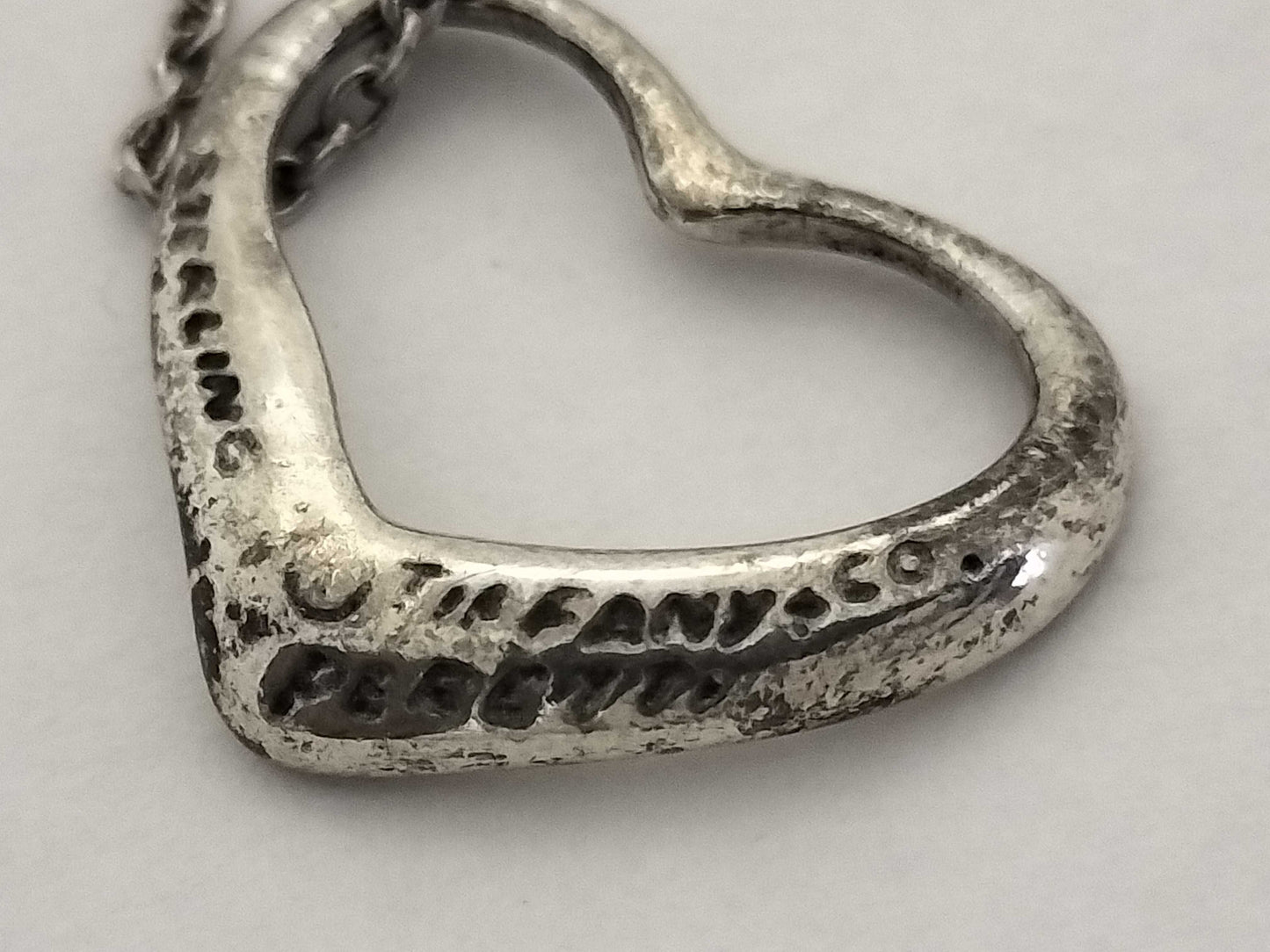 Tiffany & Co. Open Heart Necklace