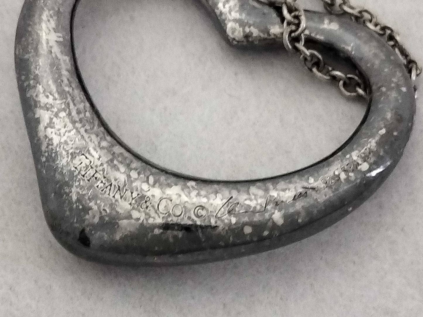 Tiffany & Co. Open Heart Tiffany Necklace