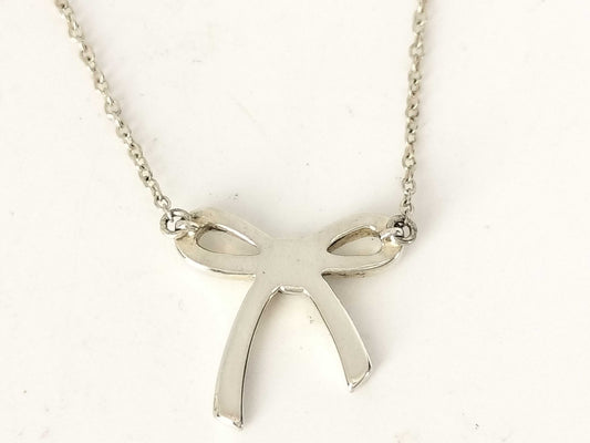 Tiffany & Co. Ribbon Necklace, SV925, 2.1g, 40cm