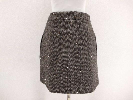 CELINE Skirt with Triomphe Belt and Tags