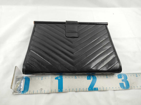Yves Saint Laurent YSL V-Stitch Clutch Bag Clutch Bag