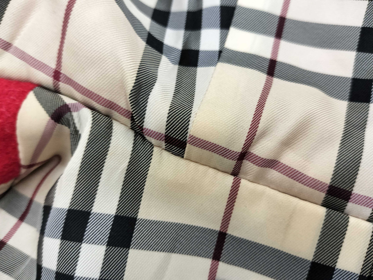 BURBERRY BURBERRY BLUE LABEL Novacheck Leather Wool Coat Size 38 Jacket