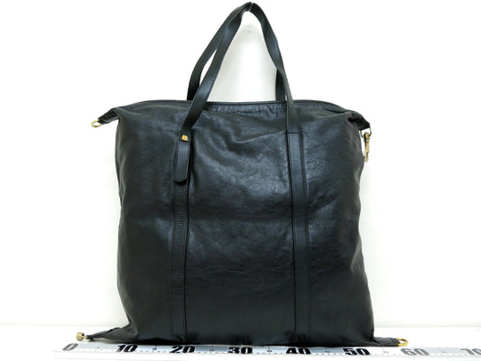 LOEWE LOEWE Anagram Calf Shoulder Boston Bag Black Boston Bag
