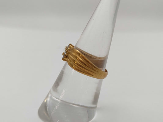 D0.13ct K18 2.9g Ring