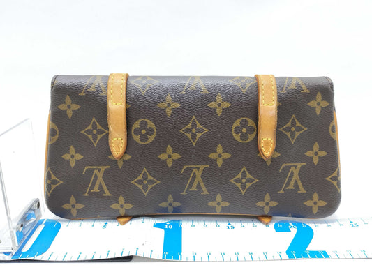 LOUIS VUITTON Monogram Pochette Marel Waist Bag M51159 MI0045 Strap Clutch Bag