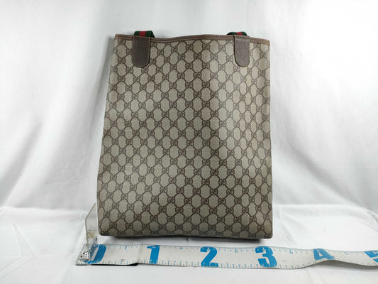 GUCCI Sherry Line PVC Tote Bag
