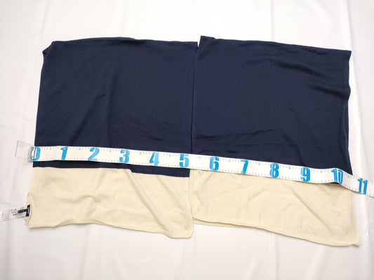 JILSANDER Jil Sander Bicolor White Navy Scarf Size 33 Muffler