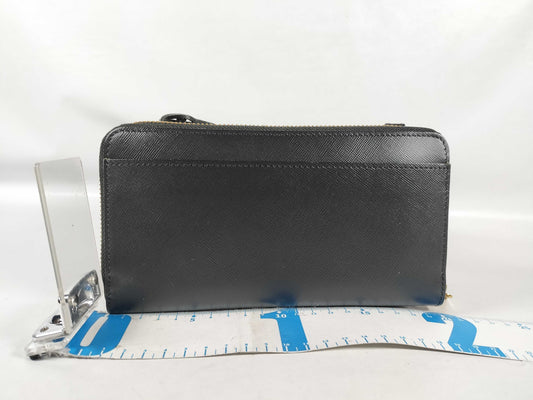 ADMJ Leather Shoulder Bag Black Shoulder Bag