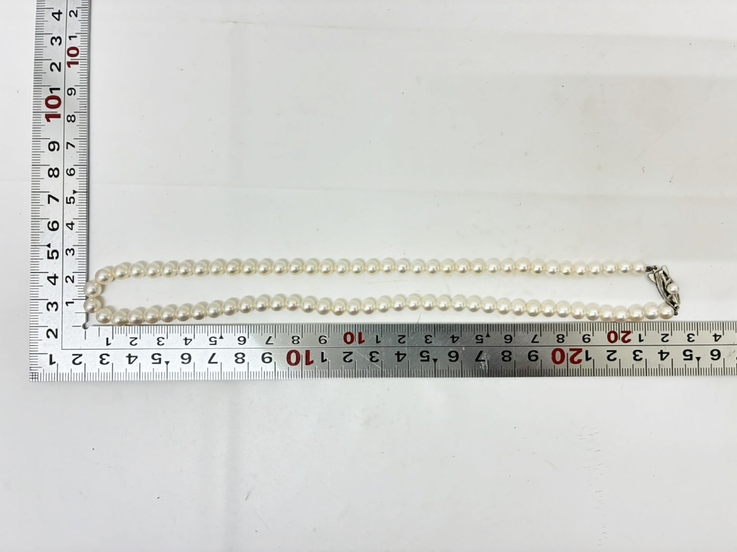 MIKIMOTO Pearl Diameter Approx. 5.5-6.0mm SV 22.3g Necklace