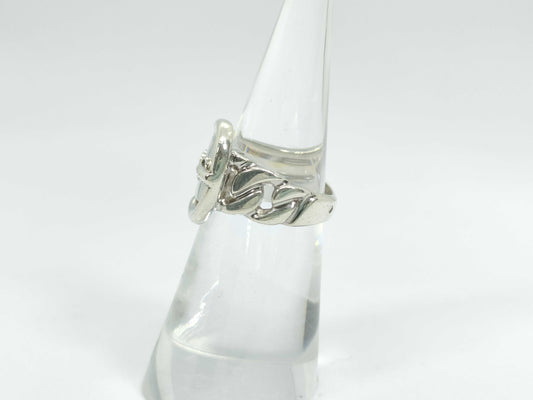 HERMES Boucle Cellier Ring, size 10.5, Ag925, 6.7g, Silver