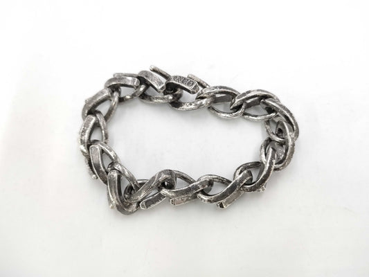 Tiffany&Co. Tiffany Forge Medium Link Black Bracelet Bangle