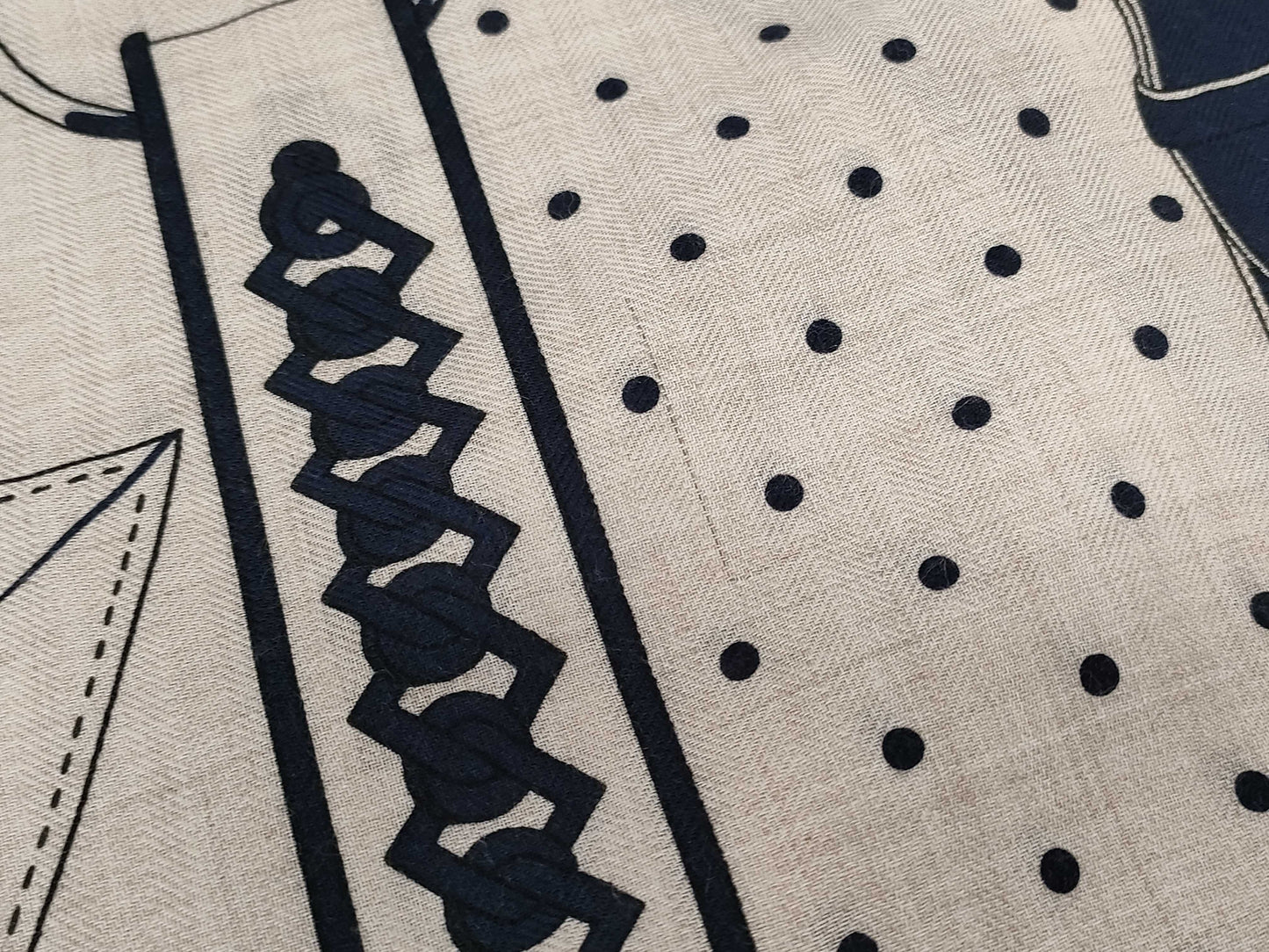 HERMES HERMES Carre Jean 140 Morning Walk Other Apparel