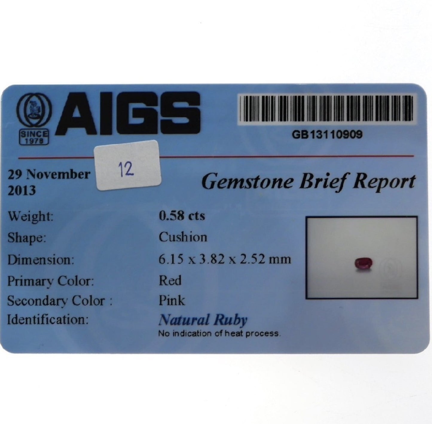 R0.58ct D0.212ct PT900 1.8g Pendant Top