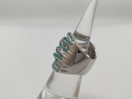 Paraiba Tourmaline 2.31ct D0.75ct 750 15.9g Ring