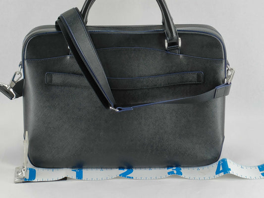 Pelle Morbida Leather Briefcase Black Business Bag