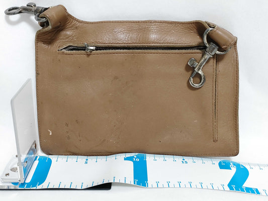 BOTTEGA VENETA Genuine Leather Waist Bag, Brown