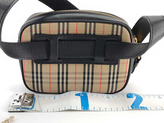 BURBERRY Burberry Body Bag Check Waist Bag Waist Bag