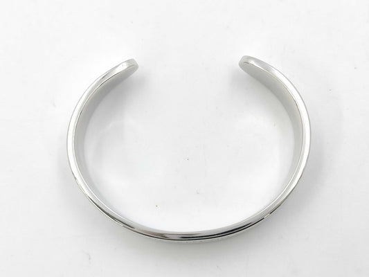 Tiffany&Co. Tiffany Return to Tiffany RTT Narrow Cuff Diamond S Size Ag925 33.9g Bracelet Bangle