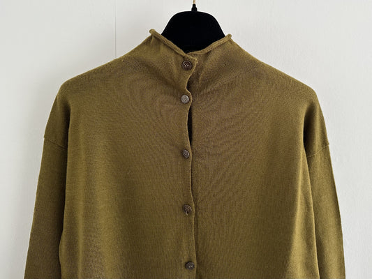 JILSANDER JIL SANDER High Neck Cardigan 36 Size Cardigan