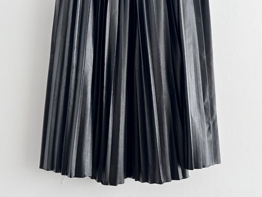 MM6 Maison Margiela M.M. Six Faux Leather Pleated Skirt 38 Size Skirt