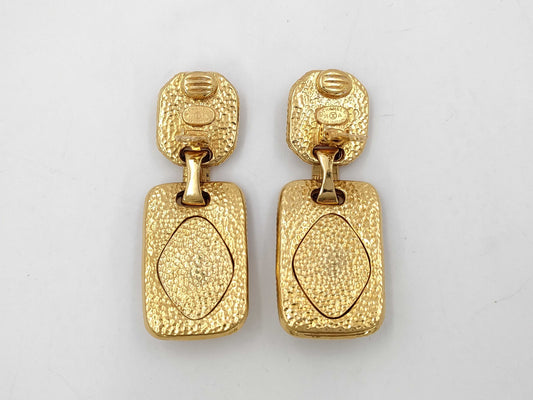 CHANEL Vintage Sapphire Earclip Earrings