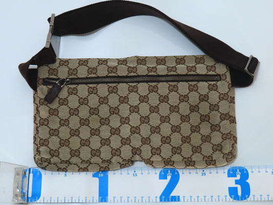GUCCI GG Canvas Body Bag 28566 Waist Bag