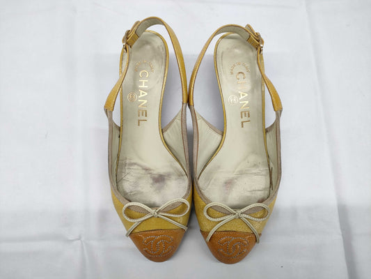 CHANEL Coco Mark Mule Pumps