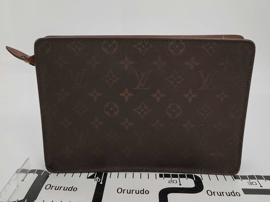 LOUIS VUITTON M51795 Louis Vuitton Monogram Pochette Homme Clutch Bag