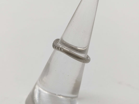 Tiffany & Co. Curved Band Diamond PT950 3.5g Ring