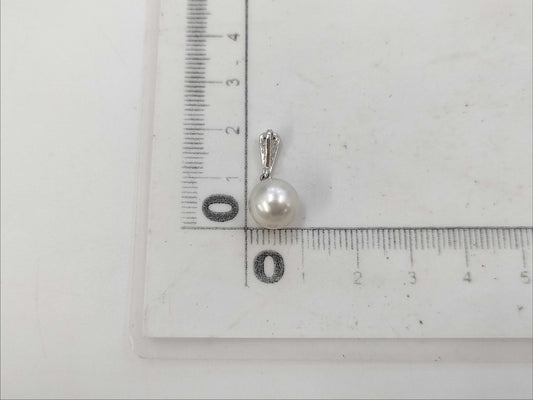 TASAKI Pearl Diameter Approx. 8.8mm D0.02ct PT900 1.8g Pendant Top