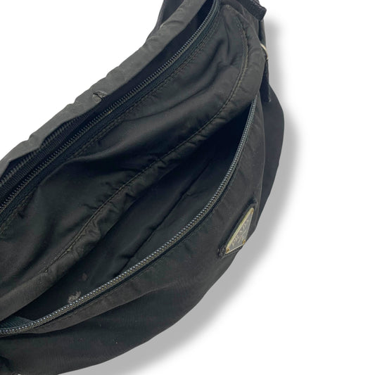 PRADA Waist Bag Black Nylon Waist Bag