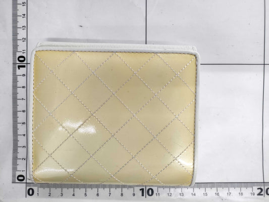BURBERRY Leather Stitching Folding Wallet Wallet