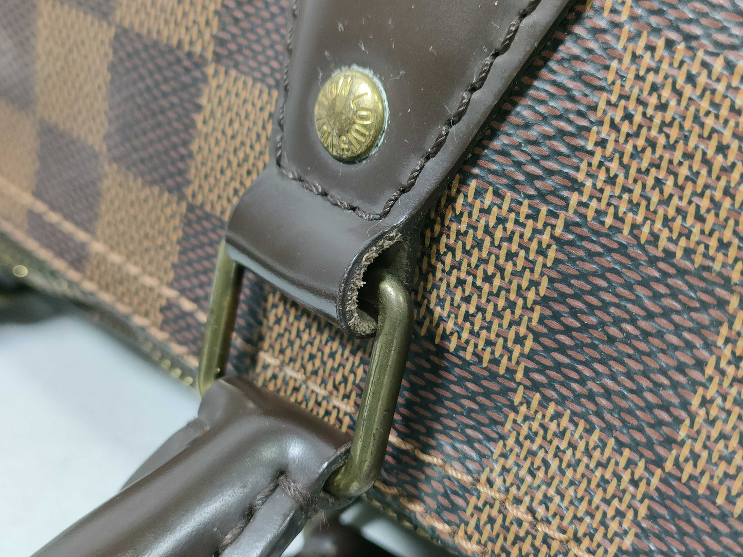 LOUIS VUITTON Damier LV Speedy 25 Damier Boston Bag