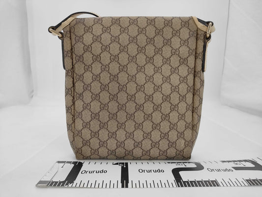 GUCCI Gucci GG Plus PVC Brown 223666 Shoulder Bag