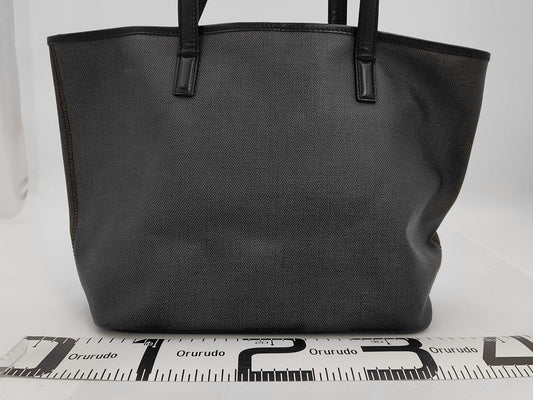 BVLGARI Weekend Correzione PVC Grey Tote Bag