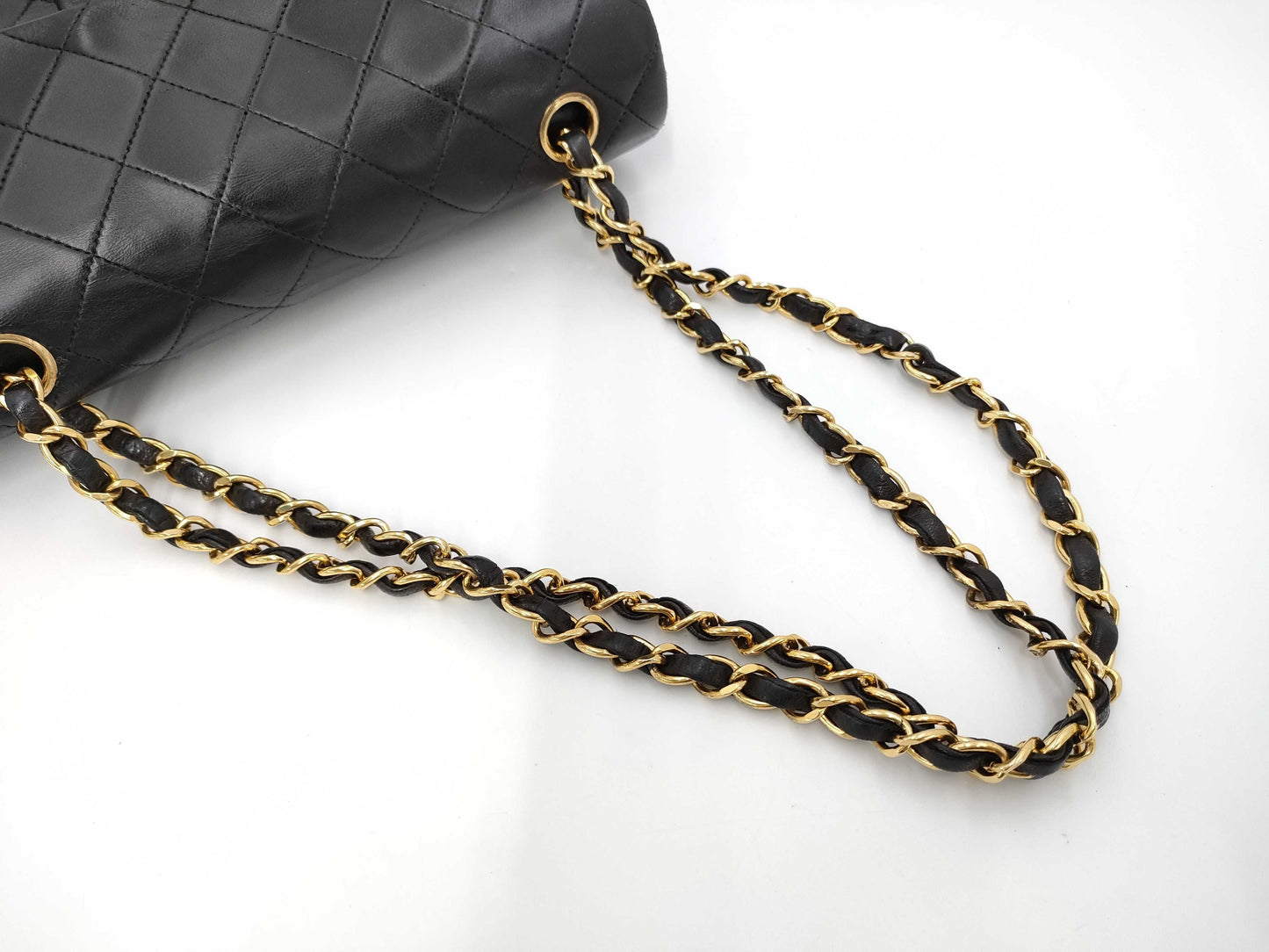 CHANEL Matlasse 23 Lambskin Double Flap Chain Shoulder A01113 Galleric Seal Shoulder Bag