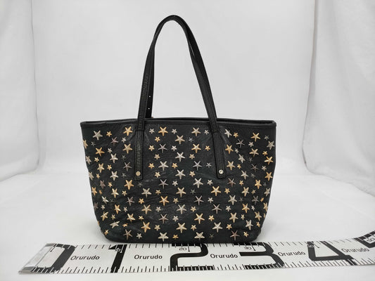 JIMMY CHOO Studded Black Tote Bag